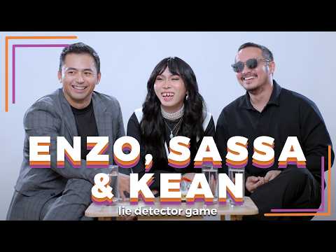 Sassa Gurl, Kean Cipriano, and Enzo Pineda Play a Lie Detector Game | Rec•Create