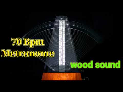 70 Bpm 4/4 metronome sound || wood sound || High quality sound