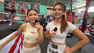 Muay Thai Experience in Bangkok: Gym Tour & Local Training with Thai Girls!