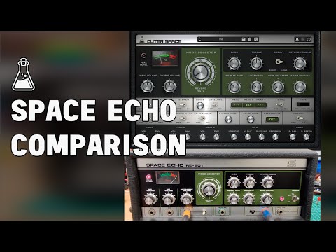 Space Echo RE-201 vs AudioThing Outer Space - Hardware vs Plugin Comparison