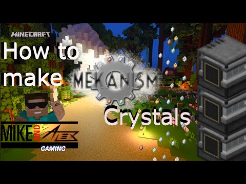 How to make Mekanism Crystals   Lets Play /Tutorial  Ep.58  #Minecraft