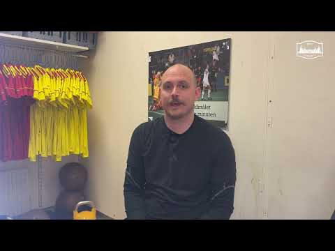 Robin Carlén inför helgens träningsmatch mot FC Djursholm