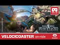 Crazy! VELOCICOASTER on-ride VR Roller Coaster VR180 Front Row POV Jurassic World Universal Orlando