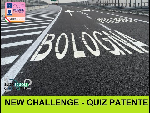 SEGNALETICA ORIZZONTALE: New Challenge - Quiz Patente