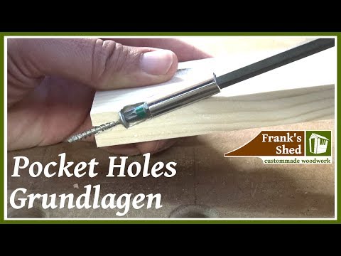 Pocket Holes mit dem Kreg Jig | Tutorial für Anfänger | Deutsch | 🔥 Franks Shed 🔥