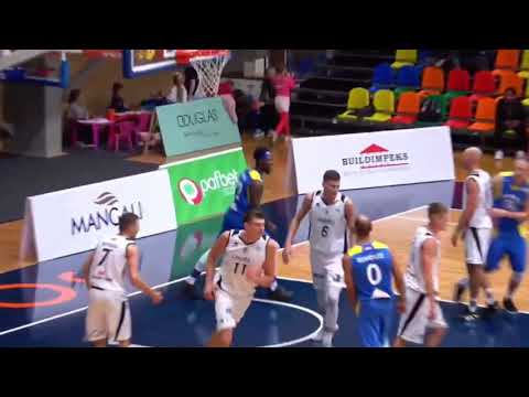 Chris Coffey 6'7" PF BK Ventspils at Liepaja 10/3/20 14 Rebound Game Highlights Latvian Basketball