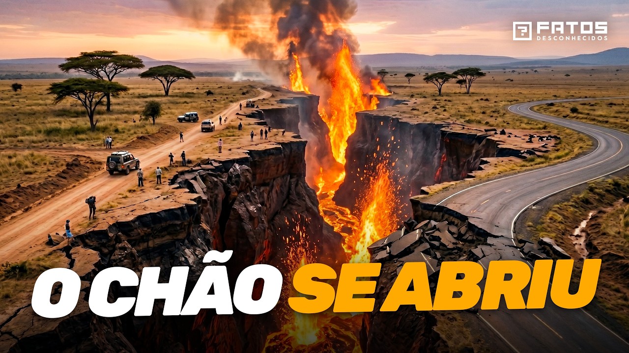 A FENDA DA ÁFRICA: Isso está acontecendo AGORA