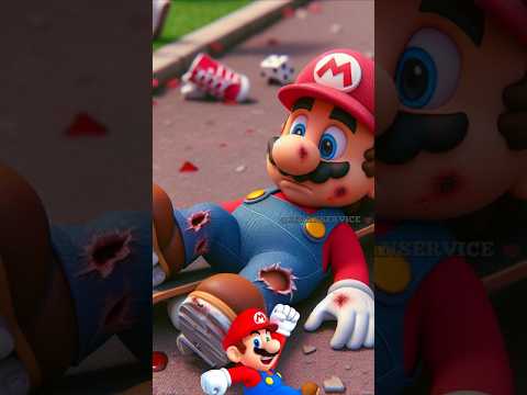 Mario Bros team has a BAD day skating #mario #mariobros #supermariobros #skating