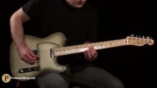 Video thumbnail for Fender FSR Antigua Telecaster by ProGuitarShopDemos
