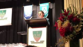 Yasmine Biady School Captain final school address OLMC