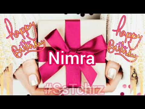 Happy Birthday Nimra | Video | HBD Song | Happy B-Day | WhatsApp Status