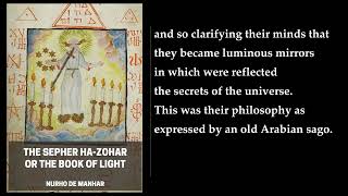 The Sepher Ha-Zohar Or The Book of Light (1/2) 🥇 By Nurho de Manhar. FULL Audiobook