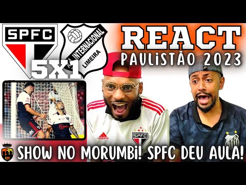 REACT SÃO PAULO 5 X 1 INTER DE LIMEIRA | GOLEADA DO TRICOLOR | PAULISTÃO 2023