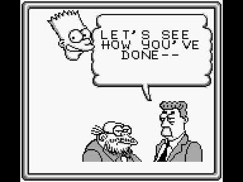 Game Boy Longplay [725] The Simpsons: Bart VS The Juggernauts