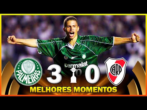 PALMEIRAS 3 X 0 RIVER PLATE ● MELHORES MOMENTOS ● LIBERTADORES 1999 ● SEMIFINAL ● JOGO 02