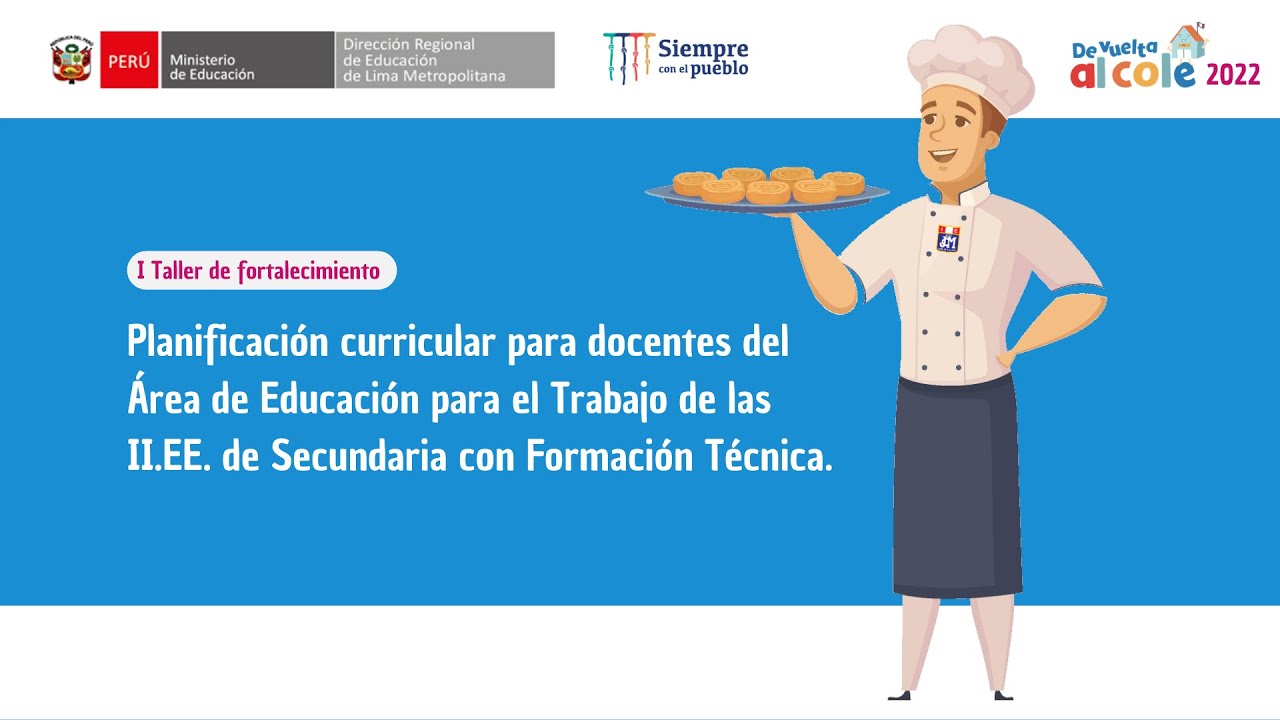 I Taller EPT: Día 1 PLANIFICACIÓN CURRICULAR 2022