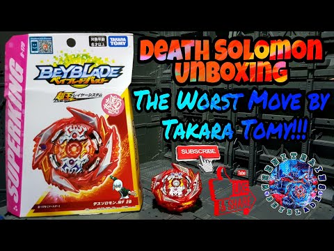 Death Solomon Metal Fusion 2B Unboxing | The Worst Move by Takara Tomy | Beyblade Burst