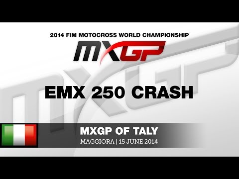 MXGP of Italy 2014 EMX250 Crash - Motocross
