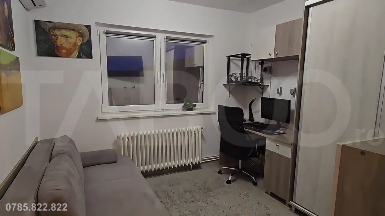 Apartament 2 camere decomandat balcon pivnita Terezian Sibiu - Video