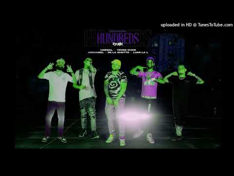 Arcangel x YovngChimi  x De la Ghetto x  Hozwal x Luar la L - HUNDREDS  slowed and reverb