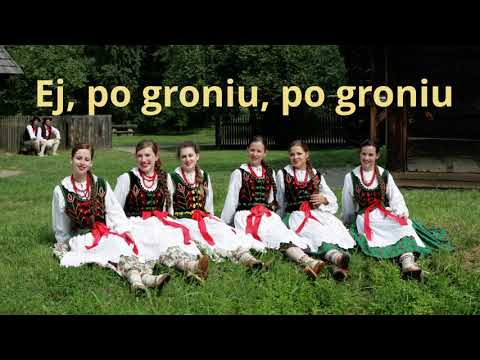 Jedliniok - Ej, po groniu, po groniu.  Hajduk