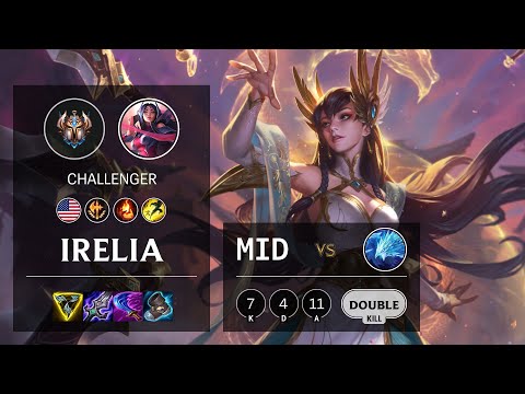Irelia Mid vs Anivia - NA Challenger Patch 10.25