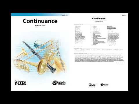Continuance, by Michael Kamuf – Score & Sound