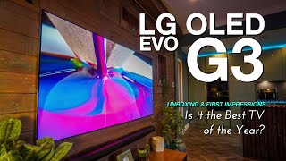 LG EVO G3 OLED Unboxing & First Impressions | Is it the Best TV this year?