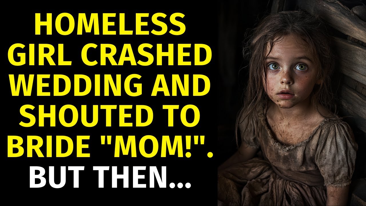 Homeless Girl Crashed Wedding and Shouted to Bride "Mom!"...
