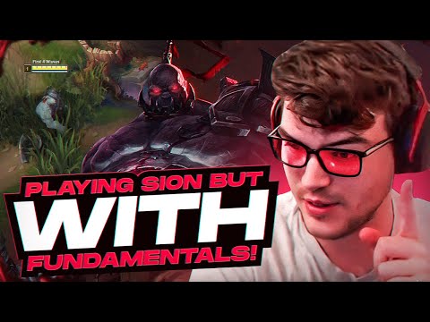 Playing Sion Top BUT With FUNDAMENTALS!