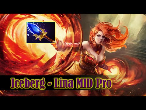 Iceberg [Lina] - Aghanim Lina Perfect Pure Power!