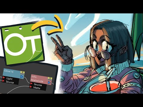 Pro LIGHTING and SHADING in Opentoonz 1.5