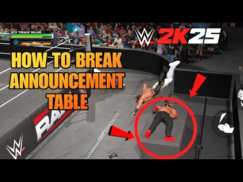 Can You Actually Break the Commentary Table in WWE 2K25 Netflix Edition Android? 🤯🔥 (Real Test!)