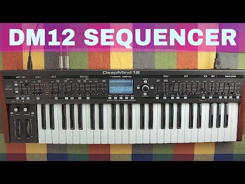 BEHRINGER DEEPMIND 12 SEQUENCER TUTORIAL