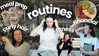 Rebuilding ALL of my ROUTINES! Financial, meal prep, morning etc