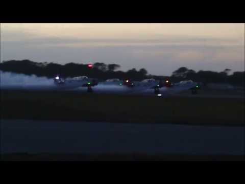 Aeroshell Aerobatic Team 2013 New Smyrna Beach Sky Fest Night Show