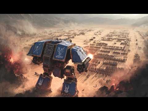 5,000,000 TYRANIDS vs SPACE MARINE FORTRESS DEFENSE - WARHAMMER 40K - UEBS 2