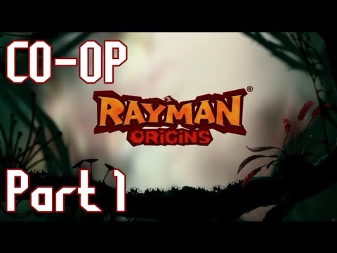 Let's Play Rayman Origins Walkthrough Co-Op Part 1