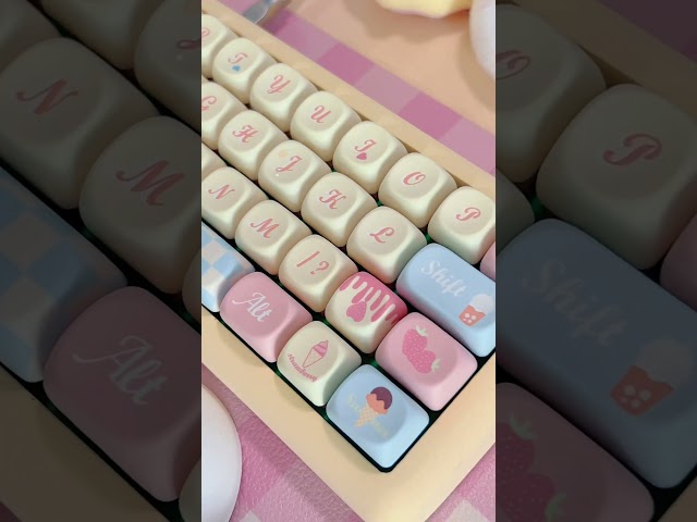 Vídeo relacionado con LQXQ Moa 75% Keycaps Cerezas, 143 Teclas Dye Sublimación, Set Personalizado PBT ASIN/ISO UK para Teclado Mecánico Cherry MX Rosa (Solo Teclas)