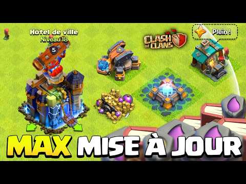 J'Améliore La Nouvelle Mise à Jour Clash of Clans (La ligue légende me troll)