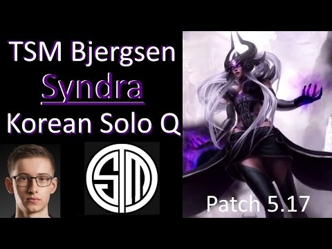 TSM Bjergsen - Syndra vs Yasuo - Korea | Pro LoL Replay