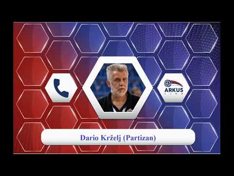 Najava 4. kola (muškarci) ARKUS lige - trener Partizana - Krželj Dario