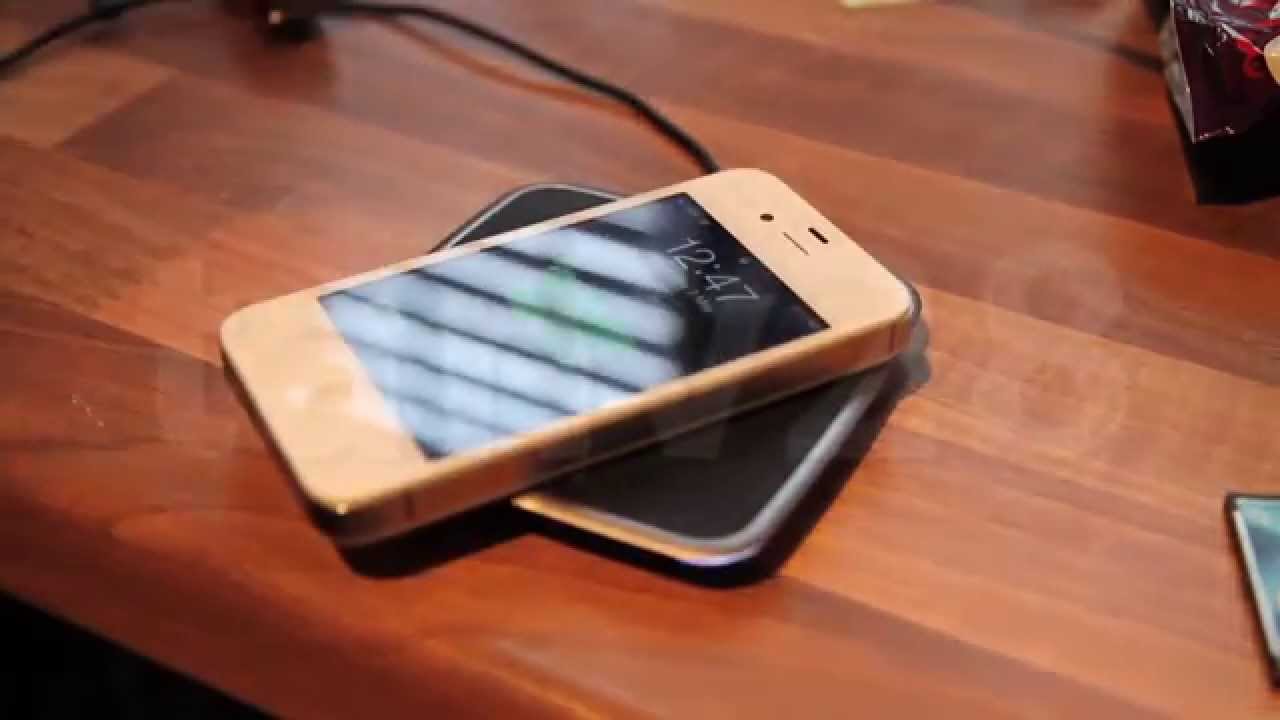 iPhone 4s Wireless Charging Hack Demo and Tutorial - YouTube