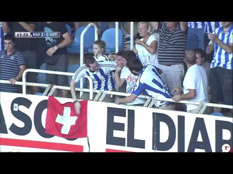 Gol de Seferovic (2-0) en el Real Sociedad - Getafe CF | HD | 18/08/2013