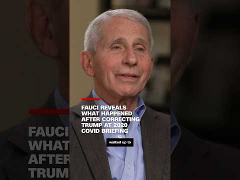Fauci reveals what happened after correcting Trump at 2020 Covid briefing