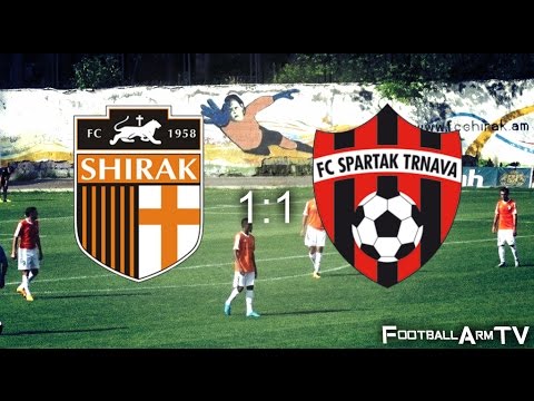 2016-17 UEFA Europa League |FC Shirak 1-1 FC Spartak Trnava|Highlights |14.07.2016