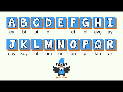 İngilizce Harfler - Alfabeler Okunuşu Sesli | Konuşarak Öğren