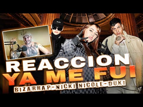 🇪🇸 REACCION: Bizarrap x Duki x Nicki Nicole - YaMeFui