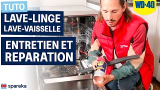 Comment réparer ou nettoyer sa machine à laver et son lave-vaisselle avec du WD40 !