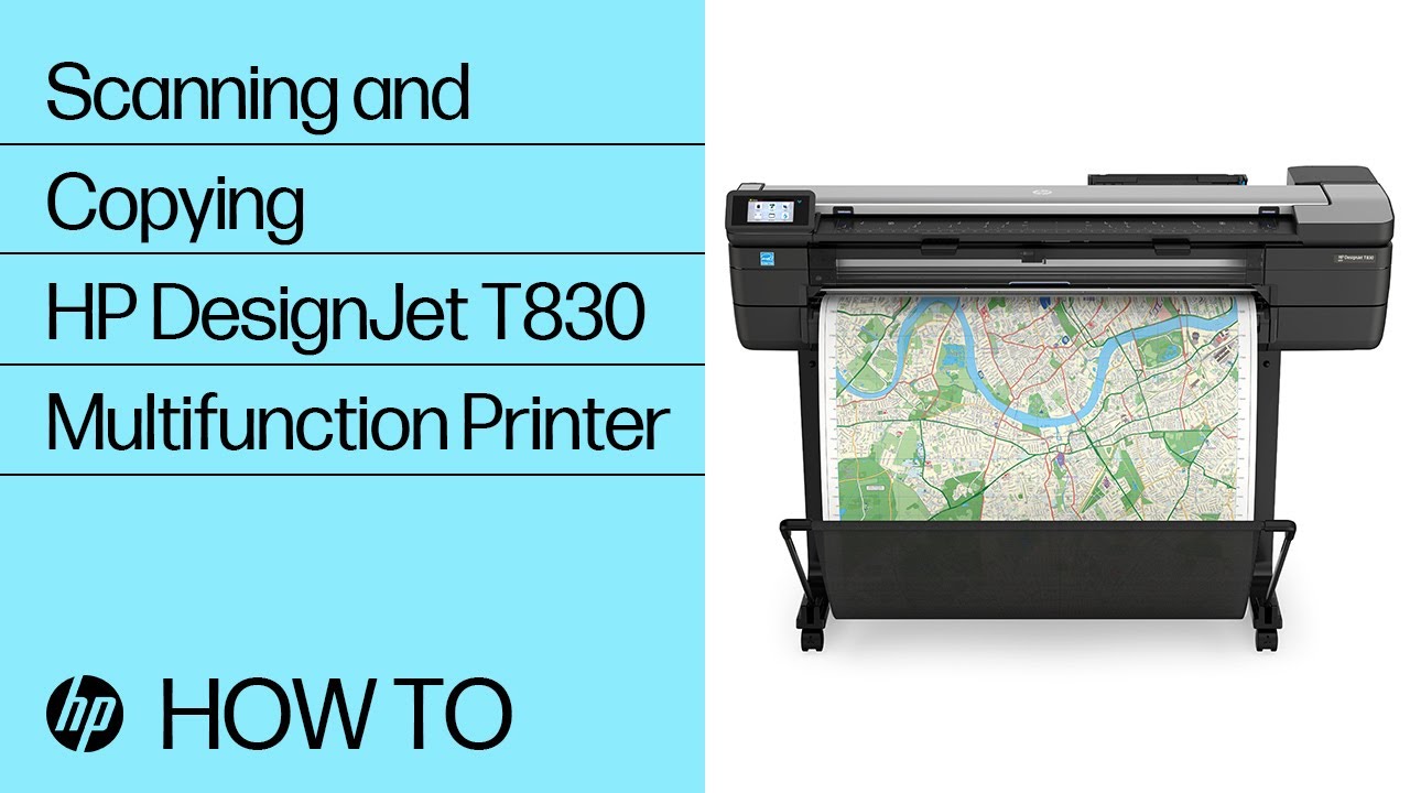 Traceur HP Design Jet T830 MFP A0 video thumbnail